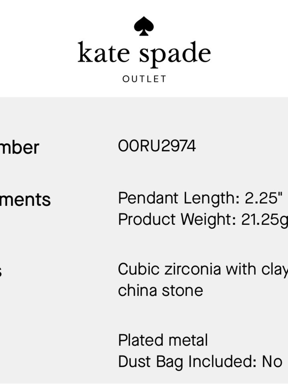 kate spade gold-tone crystal pavé bangle - Picture 5 of 5